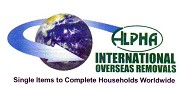 Alpha International Relocation and storage logo